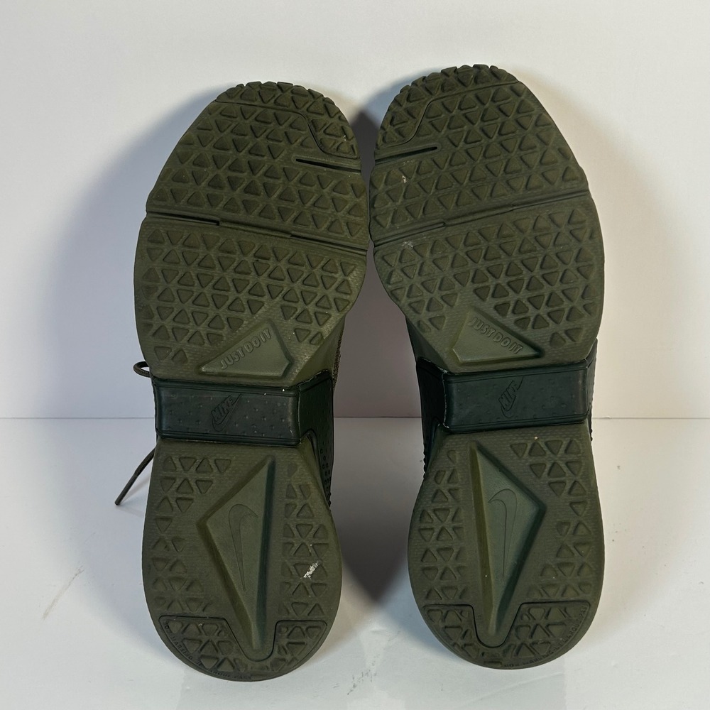 Nike Air Huarache Drift GS Medium Olive Bright Crimson Boys Youth 4.5Y - Picture 6 of 9